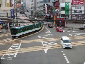 京津線の併用軌道